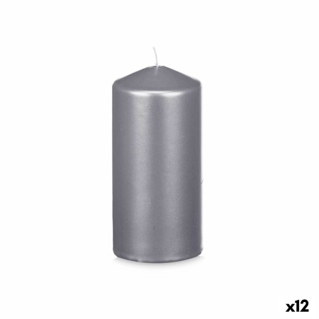 Bougie Argenté 7 x 15,5 x 7 cm (12 Unités) de Acorde, Bougies - Réf : S3632203, Prix : 38,96 €, Remise : %