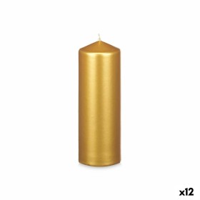 Bougie Doré 7 x 20 x 7 cm (12 Unités) de Acorde, Bougies - Réf : S3632205, Prix : 47,92 €, Remise : %