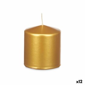 Candle Golden 9 x 10 x 9 cm (12 Units) by Acorde, Candles - Ref: S3632209, Price: 34,09 €, Discount: %