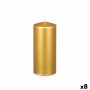 Vela Dourado 9 x 20 x 9 cm (8 Unidades) de Acorde, Velas - Ref: S3632217, Preço: 41,42 €, Desconto: %