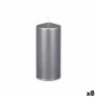 Candle Silver 9 x 20 x 9 cm (8 Units) by Acorde, Candles - Ref: S3632219, Price: 42,97 €, Discount: %