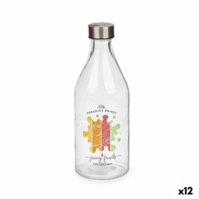 Bottle Juicy Fruits Glass 1 L (12 Units) by Vivalto, Sake Pots & Sets - Ref: S3632239, Price: 24,39 €, Discount: %