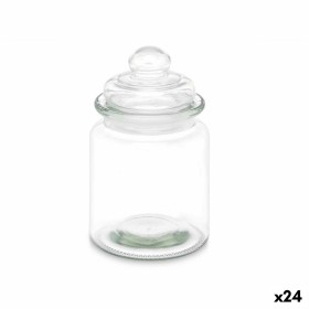 Frasco Transparente Vidro 250 ml 8 x 13 x 8 cm (24 Unidades) Com tampa de Vivalto, Armazenamento de alimentos - Ref: S3632243...