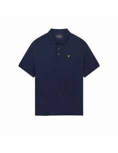 Polo de Manga Corta Hombre Champion Azul marino | Tienda24 Tienda24.eu