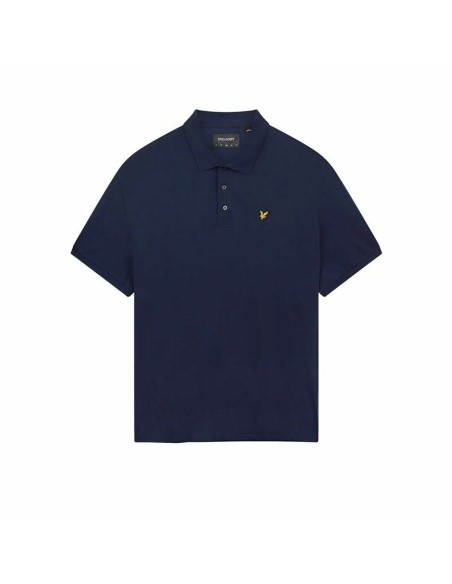 Polo de Manga Corta Hombre Lyle & Scott V1-Plain Azul | Tienda24 Tienda24.eu