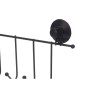 Door Coat Rack Black Steel ABS 39 x 16 x 4,9 cm (12 Units) | Tienda24 - Global Online Shop Tienda24.eu