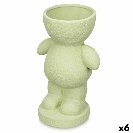 Decorative Figure Green 16 x 25 x 12 cm Vase (6 Units) | Tienda24 - Global Online Shop Tienda24.eu