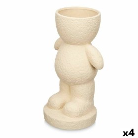 Decorative Figure Beige 19 x 31 x 15 cm Vase (4 Units) by Gift Decor, Ornaments - Ref: S3632381, Price: 43,23 €, Discount: %