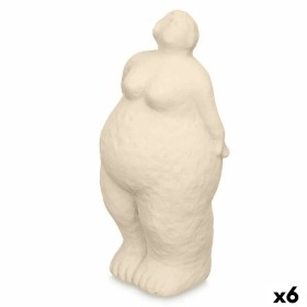 Decorative Figure Beige Dolomite 14 x 34 x 12 cm (6 Units) Lady Standing by Gift Decor, Collectables - Ref: S3632399, Price: ...