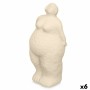 Figurine Décorative Beige Dolomite 14 x 34 x 12 cm (6 Unités) Femme À pied de Gift Decor, Pièces de collection - Réf : S36323...