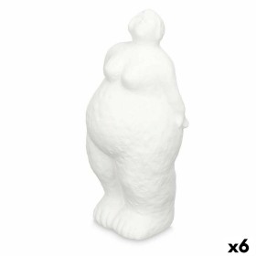 Figura Decorativa Blanco Dolomita 14 x 34 x 12 cm (6 Unidades) Mujer De pie de Gift Decor, Coleccionables - Ref: S3632401, Pr...