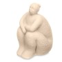 Decorative Figure Beige Dolomite 18 x 30 x 19 cm (4 Units) Lady Sitting by Gift Decor, Collectables - Ref: S3632411, Price: 4...