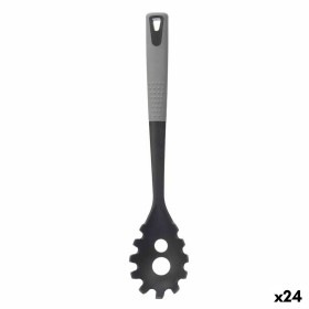 Cuillère de service pour les pâtes Noir Gris TPR PBT 7 x 34 x 4 cm (24 Unités) de Kinvara, Pinces et cuillères de service - R...