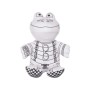 Peluche da Colorare Bianco Nero Stoffa 16 x 18 x 13 cm Rana (8 Unità) di Pincello, Kit di pittura - Rif: S3632469, Prezzo: 41...