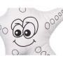 Peluche da Colorare Bianco Nero Stoffa 26 x 26 x 8 cm Stella marina (8 Unità) di Pincello, Kit di pittura - Rif: S3632473, Pr...