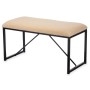 Banco Beige Metal Tela 81 x 42 x 38 cm de Gift Decor, Sillas - Ref: S3632512, Precio: 46,13 €, Descuento: %