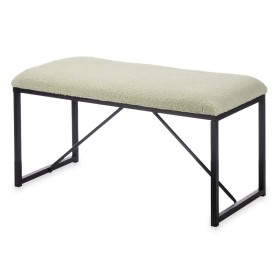 Bench Green Metal Cloth 81 x 42 x 38 cm by Gift Decor, Chairs - Ref: S3632513, Price: 45,85 €, Discount: %