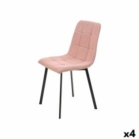 Chaise Rose Tissu 45 x 89 x 53 cm Élégant (4 Unités) de Gift Decor, Chaises - Réf : S3632534, Prix : 123,52 €, Remise : %