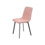 Cadeira Cor de Rosa Tecido 45 x 89 x 53 cm Elegante (4 Unidades) de Gift Decor, Cadeiras - Ref: S3632534, Preço: 123,52 €, De...