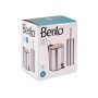 Set de Baño Plateado Bambú Acero Inoxidable Polipropileno 2 Piezas (6 Unidades) de Berilo, Juegos de accesorios de baño - Ref...