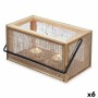 Vassoio Portacandele Marrone Metallo Legno MDF 25 x 23 x 14 cm (6 Unità) di Gift Decor, Candelieri e portacandele - Rif: S363...