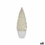 Weihnachtsbaum Weiß Brillianten 9 x 28 x 9 cm klein (6 Stück) von Krist+, Weihnachten - Ref: S3632600, Preis: 32,74 €, Rabatt: %