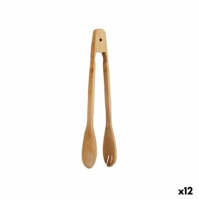 Pinça de Cozinha Bambu 30 x 5 x 7,5 cm (12 Unidades) de Kinvara, Pinças de cozinha - Ref: S3632872, Preço: 16,95 €, Desconto: %