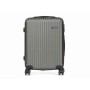 Valise cabine Gris foncé 38 x 57 x 23 cm Rayures de BigBuy Home, Valises - Réf : S3632897, Prix : 35,34 €, Remise : %