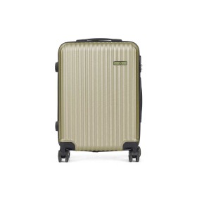 Cabin suitcase Green 38 x 57 x 23 cm Stripes by BigBuy Home, Suitcases - Ref: S3632898, Price: 35,34 €, Discount: %