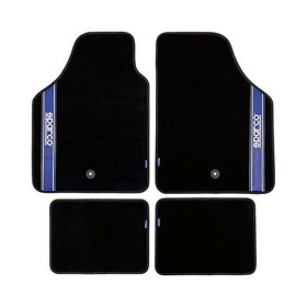 Auto-Fußmatten-Set Sparco Strada 2012 B Universal Schwarz/Blau (4 pcs) von Sparco, Antirutschmatten - Ref: S3700001, Preis: 2...