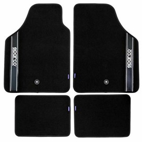 Set di Tappetini per Auto Sparco Strada 2012 B Universale Nero (4 pcs) di Sparco, Tappetini antiscivolo - Rif: S3700002, Prez...