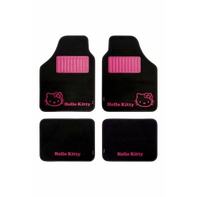 Set de tapis de voitures Hello Kitty Noir Rose (4 pcs) de Hello Kitty, Tapis anti-dérapants - Réf : S3700252, Prix : 29,10 €,...