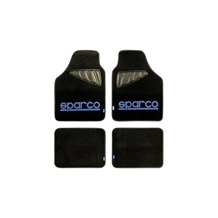 Auto-Fußmatten-Set Sparco SPC1901 Universal Schwarz/Blau (4 pcs) von Sparco, Antirutschmatten - Ref: S3700587, Preis: 32,86 €...