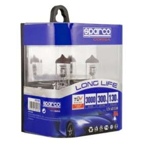 Ampoule pour voiture Sparco Long Life E-Mark H4 12V 60/55W 3000K de Sparco, Ampoules - Réf : S3700601, Prix : 13,96 €, Remise...