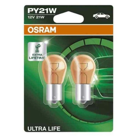 Lâmpada para Automóveis OS7507ULT-02B Osram OS7507ULT-02B PY21W 21W 12V (2 Peças) de Osram, Lâmpadas - Ref: S3700857, Preço: ...