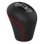 Pommeau de levier de vitesse BC Corona Sport Noir/Rouge Cuir de BC Corona, Pommeaux de leviers de vitesse - Réf : S3701035, P...