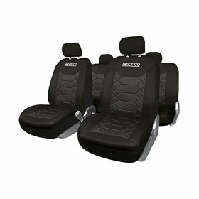 Car Seat Covers Sparco Black (11 pcs) by Sparco, Seat Cover Sets - Ref: S3701116, Price: 52,59 €, Discount: %