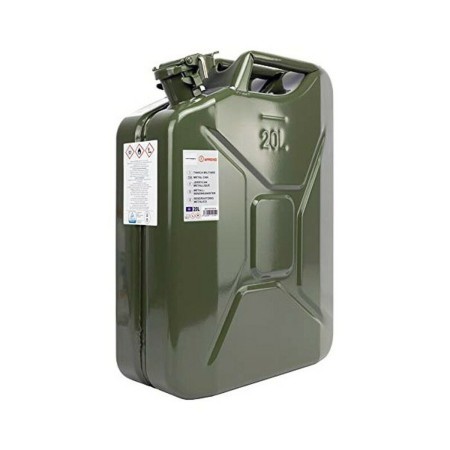 Bidón Motorkit MOTOR16514 Verde Metal (20L) de Motorkit, Suministro y tratamiento de combustible - Ref: S3701130, Precio: 55,...