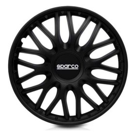 Hubcap SPC1696BK Black 16" by BigBuy Car, Trims - Ref: S3701416, Price: 48,33 €, Discount: %