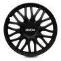 Hubcap SPC1696BK Black 16" by BigBuy Car, Trims - Ref: S3701416, Price: 48,33 €, Discount: %