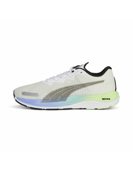 Sapatilhas de Running para Adultos Puma Velocity Nitro 2 Fad Branco Homem | Tienda24 Tienda24.eu