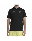 Polo à manches courtes homme Bullpadel Liceo Padel Noir | Tienda24 Tienda24.eu