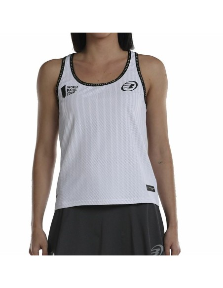 Canotta Donna Bullpadel Lugar Padel Bianco da Bullpadel, Palline da donna - Ref: S64112661, Precio: 36,76 €, Descuento: %