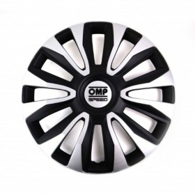 Hubcap OMP Magnum Speed Black Silver 13" (4 uds) by OMP, Trims - Ref: S3706771, Price: 36,11 €, Discount: %