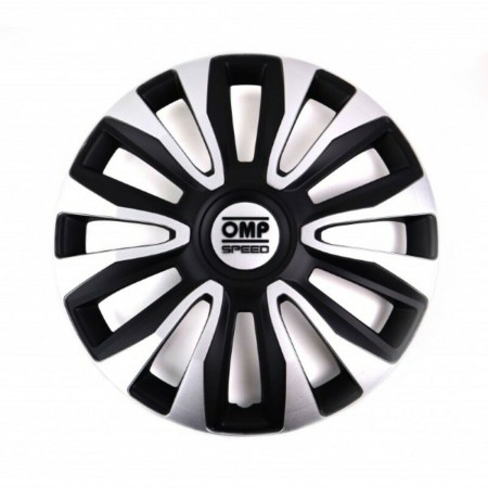 Hubcap OMP Magnum Speed Black Silver 15" (4 uds) by OMP, Trims - Ref: S3706773, Price: 38,54 €, Discount: %