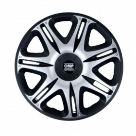 Copri Cerchioni OMP Ghost Speed Argentato Nero 15" OMP - 1