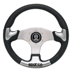 Volant Racing Sparco 015THPUGR345 Noir Argenté de Sparco, Volants et essieux volant - Réf : S3706980, Prix : 80,32 €, Remise : %