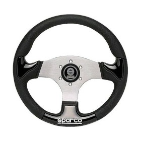 Racing Steering Wheel Sparco P222 Black by Sparco, Steering wheels and shafts - Ref: S3706981, Price: 72,95 €, Discount: %