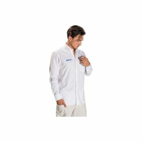 Camisa de Manga Larga Hombre Sparco Blanco (Talla S) de Sparco, Camisas casual - Ref: S3707016, Precio: 61,86 €, Descuento: %