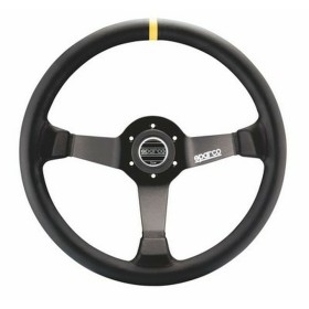 Racing Steering Wheel Sparco 015R345MLN Black by Sparco, Steering wheels and shafts - Ref: S3707933, Price: 200,32 €, Discoun...